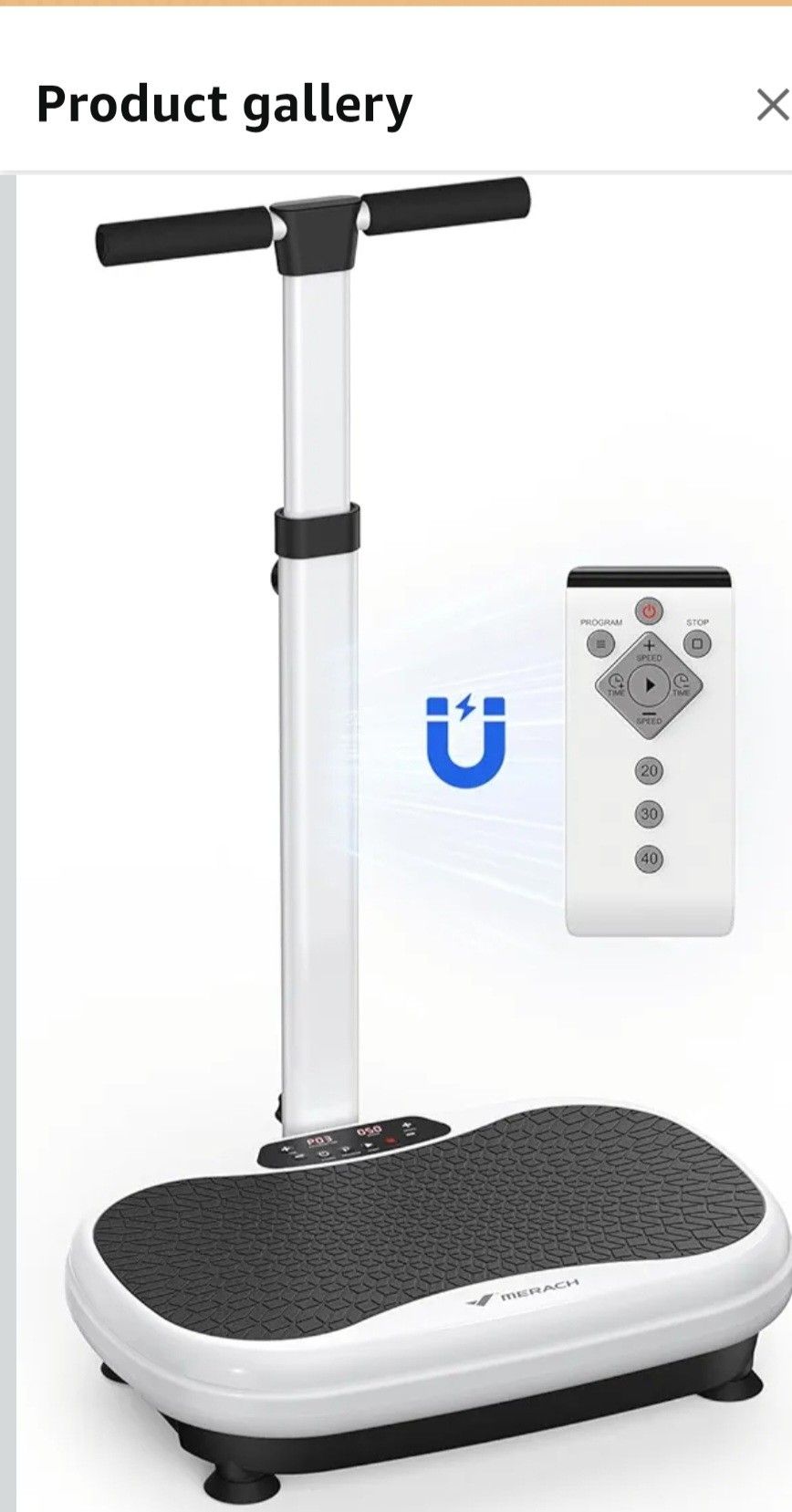 MERACH Vibration Plate Exercise Machine, 