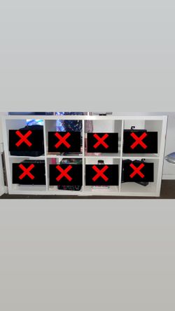 8 Space Storage Shelf Unit
