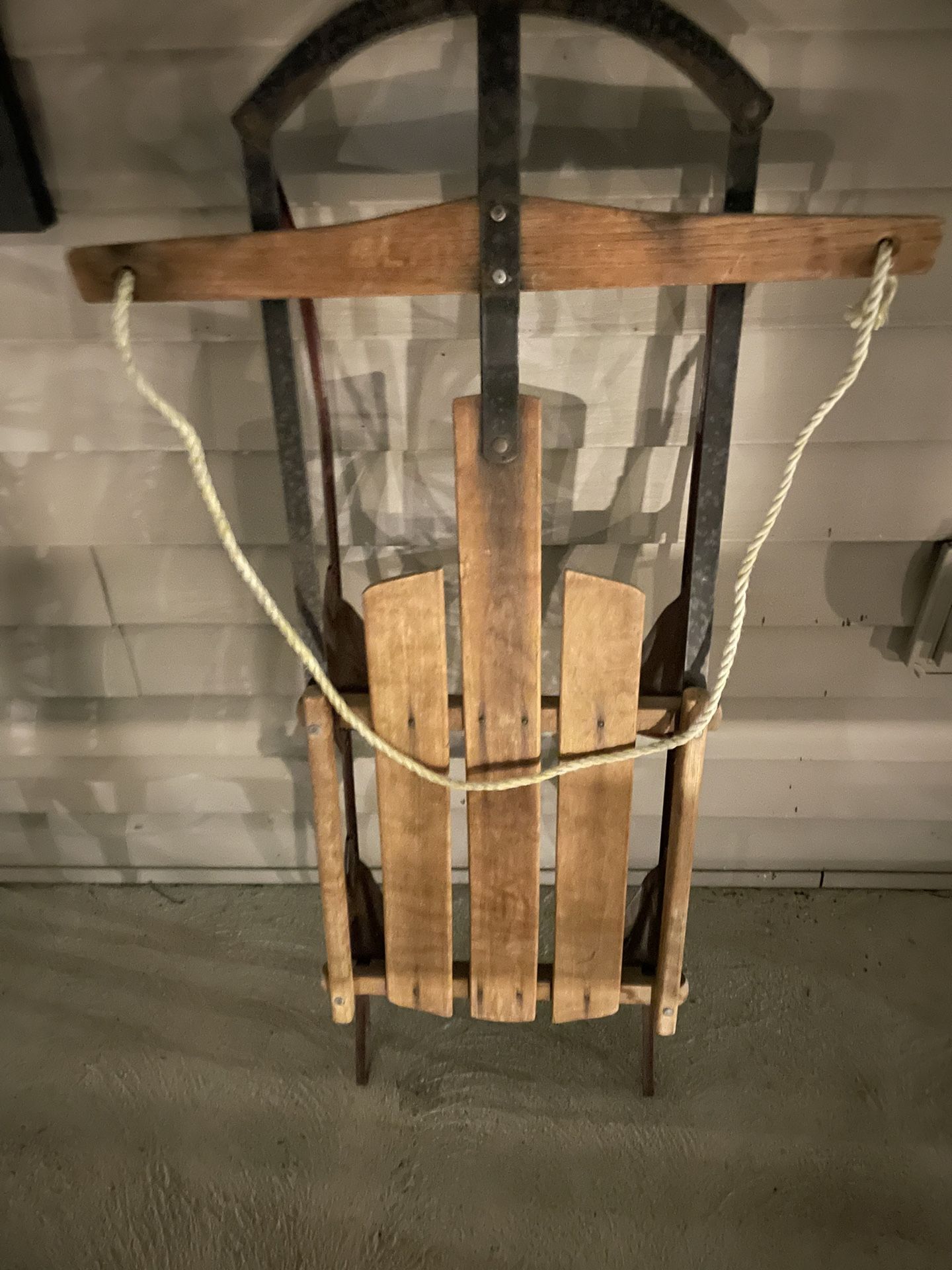 Old Wooden Pull Sled