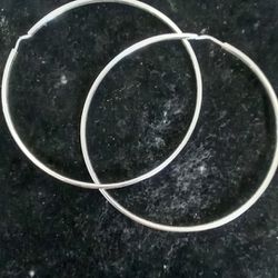 Silver 9.25 Hoop Earrings 