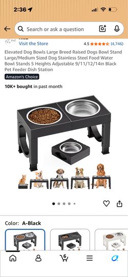 Dog bowls