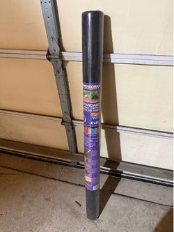 Brand New! YardWorks standard weed control landscape fabric 4’x80’
