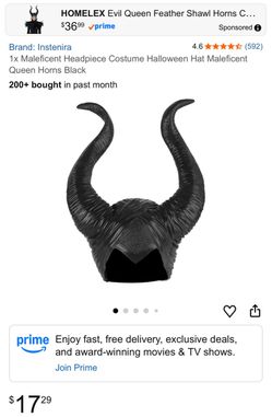 Maleficent queen horns black