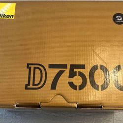 Nikon D7500 DSLR 4k video camera Body Only 