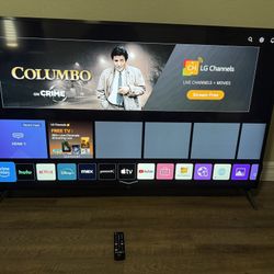 LG 70” 4K UHD Smart TV - With Original Remote & Tv Legs