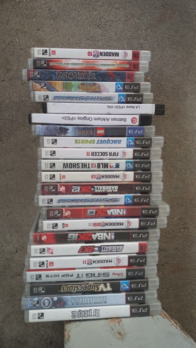 Ps3 Video Games $10 Each
