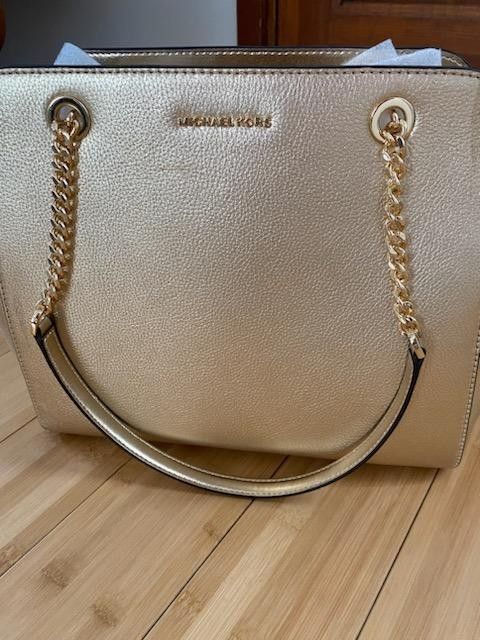 Gold Michael Kors Purse