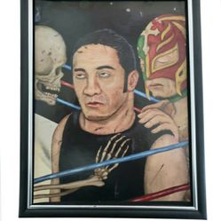 8x10 Framed Original wrestling Print
