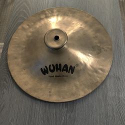 Wuhan 12" China (Small Crack) Crash Ride Hi Hat Ozone Splash 4 Drum set Bateria 