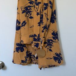 Falda Larga Con Cinturón Size L