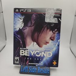 Beyond Two Souls Steelbook (Sony PlayStation 3 , PS3 2013) - CIB W/ Slipcover -