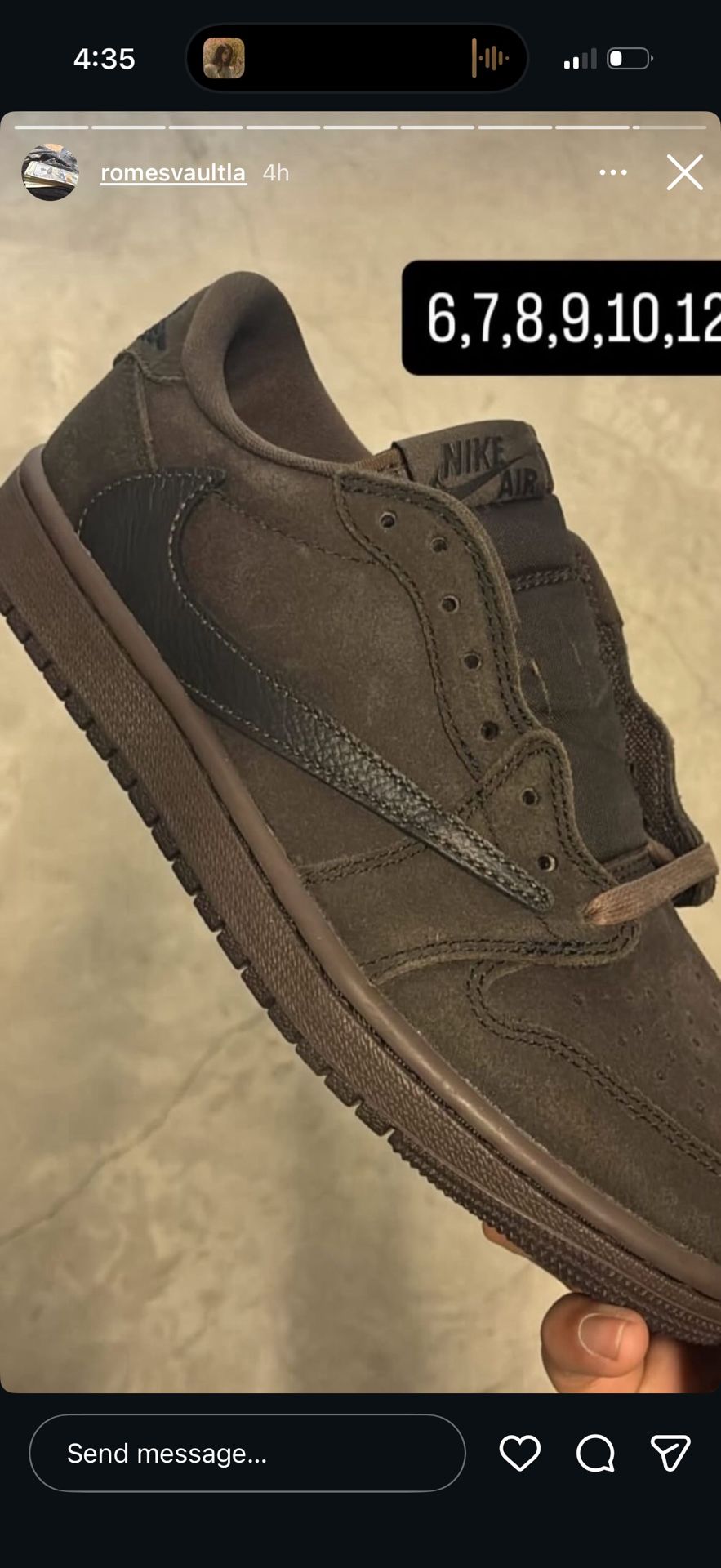 Travis Scott Nike Low Top