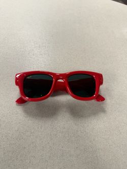Ray-Ban Puffer Sunglasses Red Frame