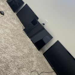 Dell And LG Computer Screens