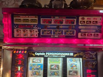 Vintage Olympia Konami game slot with tokens works perfect