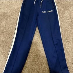 Navy Blue Palm Angels Pants