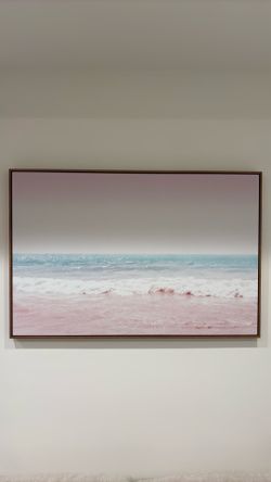 Beach Picture With Wood Frame