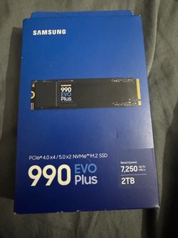 BRAND NEW! Never used 2tb Samsung 990 Evo PLUS