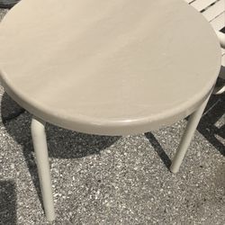 Outdoor Fiberglass 12” Side Drink table