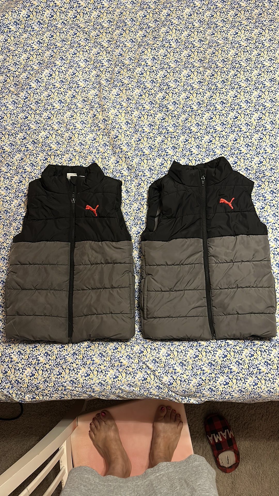 2 (for Twins) Puma Vest Size 5/6 boys 