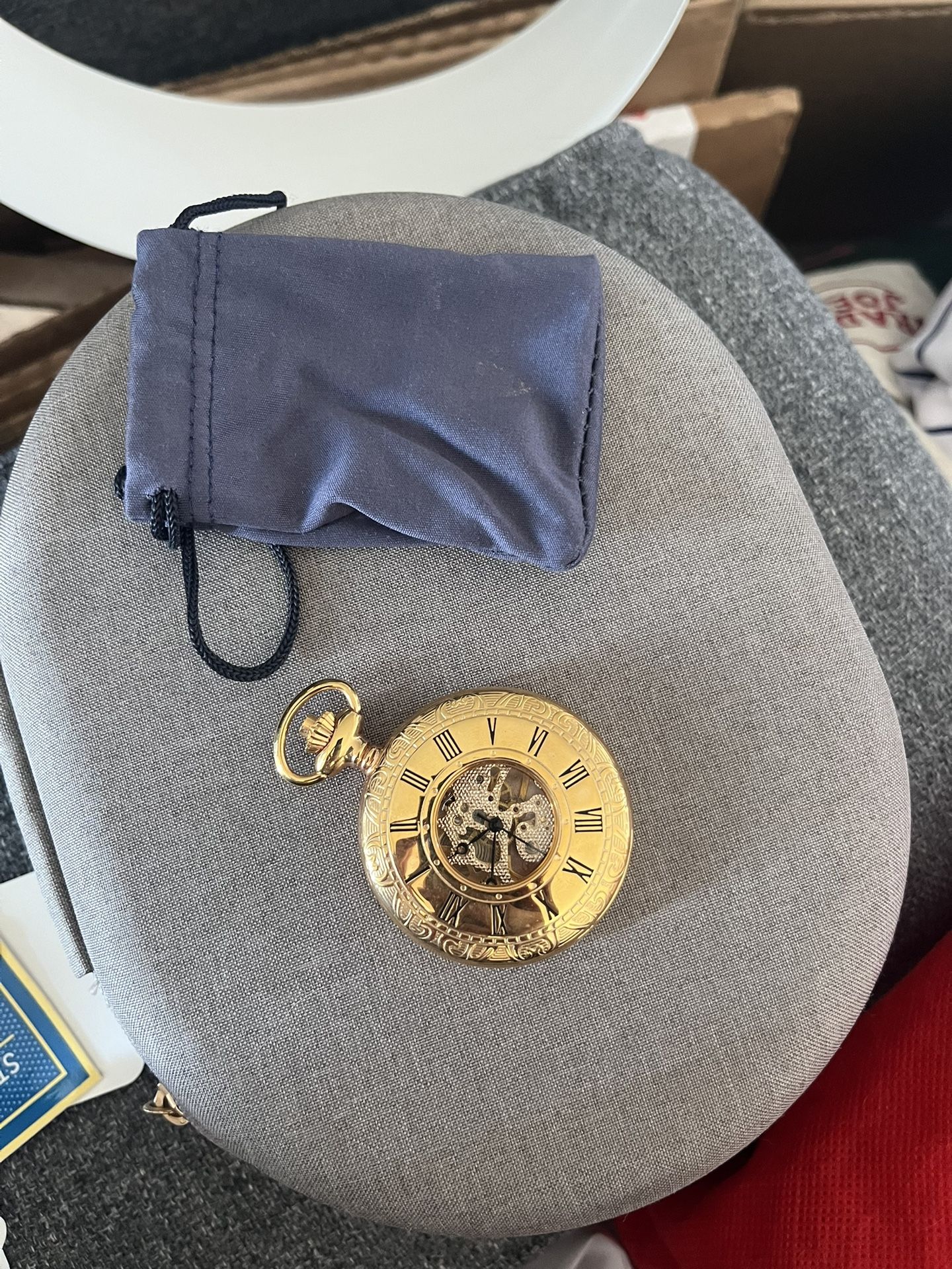 Rose Gold Plated Pocket Watch