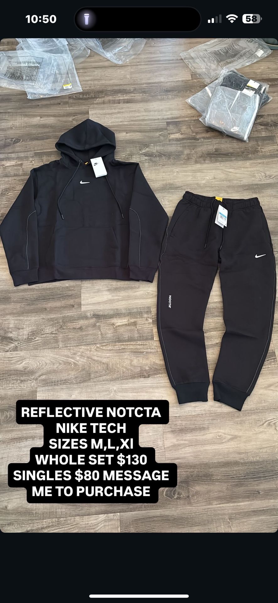 NOTCTA NIKE TECHS