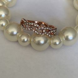 Rose gold plated ring