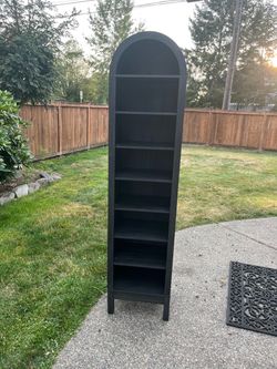 Arched Black Cabinet