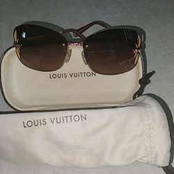 Louis Vuitton Lily Sunglasses Gold Pink Swarovski Crystal Limited Edition RARE!

