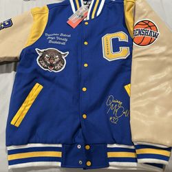 Live And Basketball Letterman Jacket