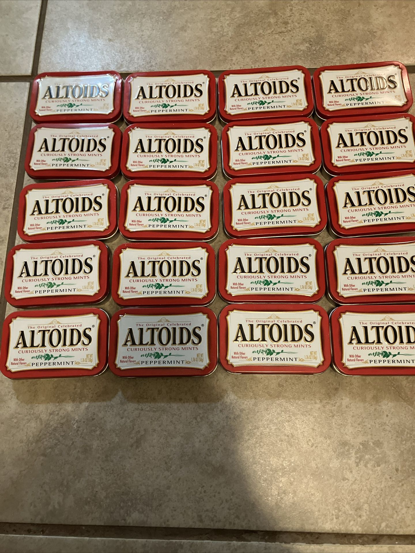 Lot Of 25 Empty Altoid Tins