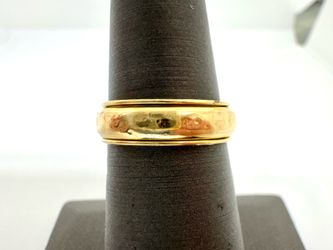 18K Yellow Gold Spinner Fidget Ring Sz: 6 - 2.19G WMP020019