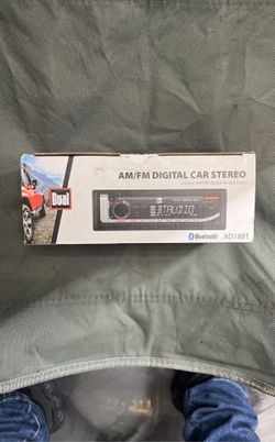 Dual Electronics XD18BT Single DIN Car Stereo Head Unit with Bluetooth, USB, AM/FM/MP3, New