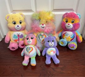 Care Bear Plush Lot $5 small ones $7 large ones or $25 for all