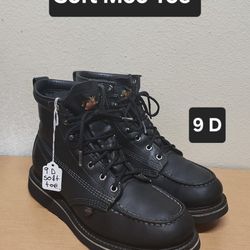 Thorogood Work Boot Size 9 D SOFT MOC TOE 