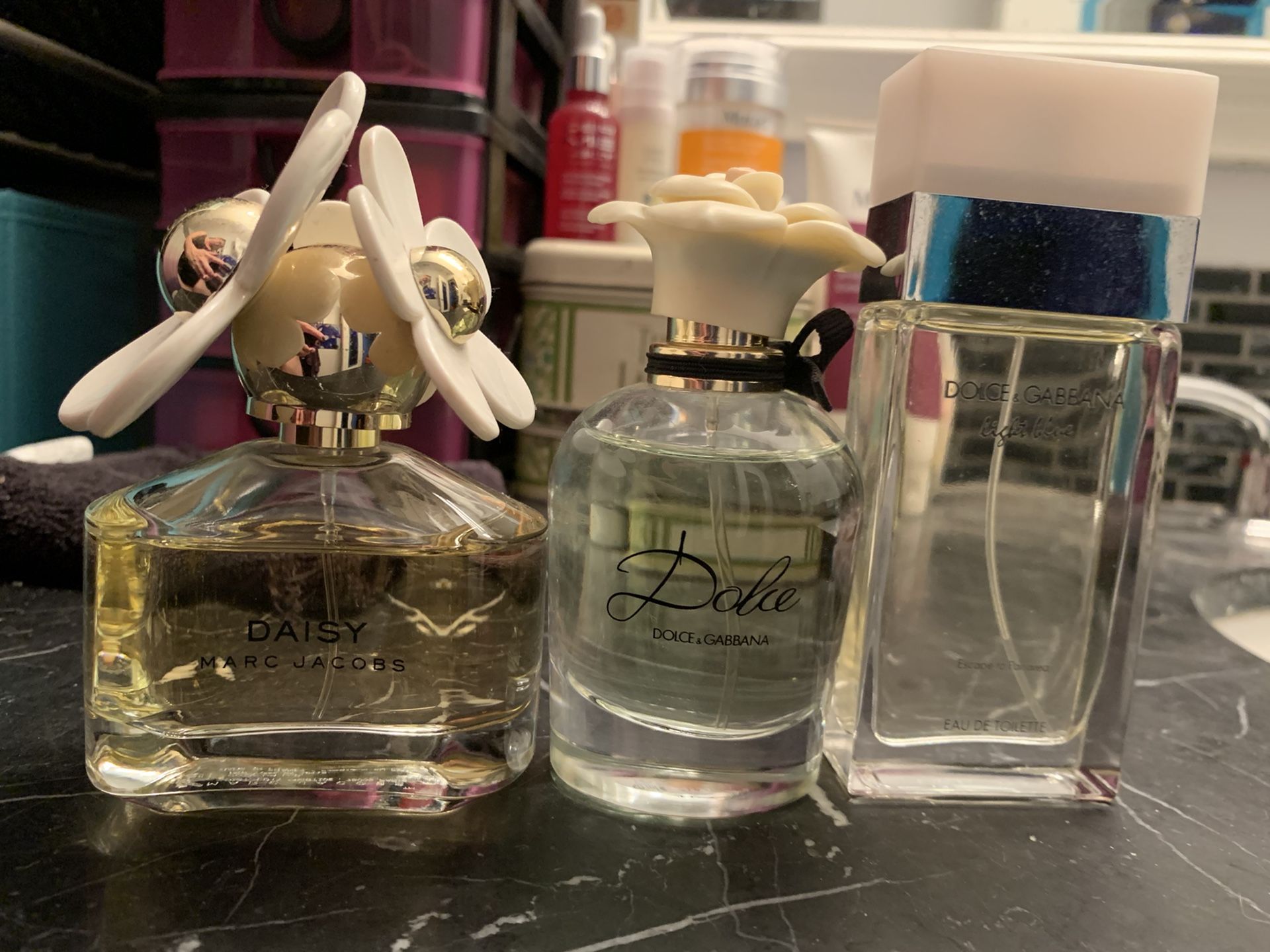 Marc Jacobs and Dolce Perfumes