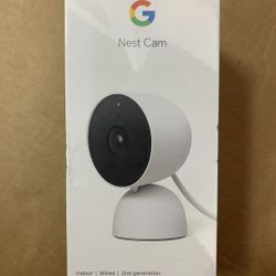 Google indoor Nest Security Cam 1080p (Wired) - 2nd Generation - Snow