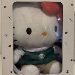 Hello Kitty X Starbucks Collab Plushie