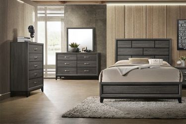 5-Pcs Queen Bedroom Set + Mattress Set