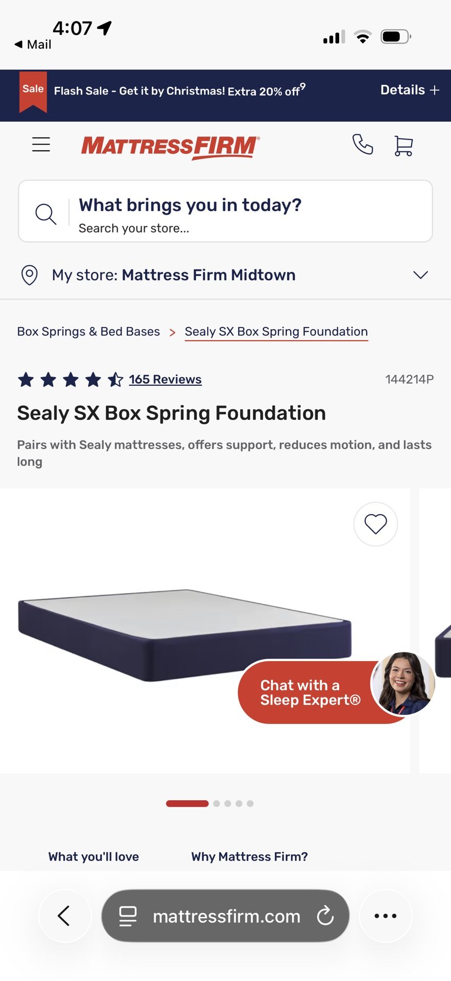 Brand New Sealy SX King Box Springs