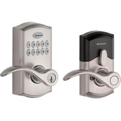 Kwikset SmartCode 955 Pembroke Light Commercial 10-Button Keypad Electronic Lever, Convenient Keyless Entry, 3-Year Batter Life and High Traffic Durab