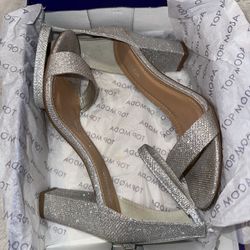 Top Moda Silver Heels