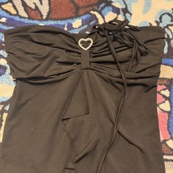 SHEIN Women's Black Top (contact info removed)