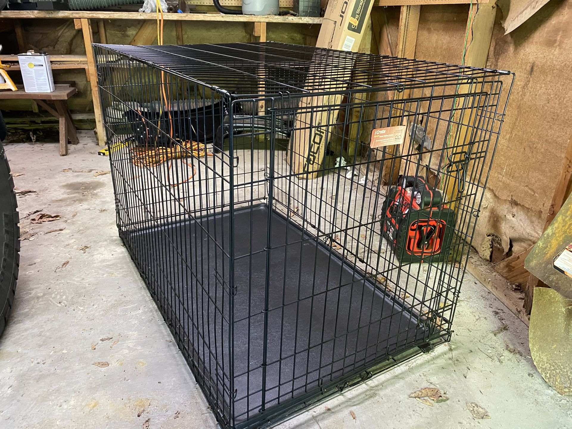 Large Folding Dog Crate