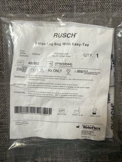 Large Catheter Leg Bag with Easy Tap