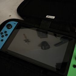 Nintendo switch set up with cover