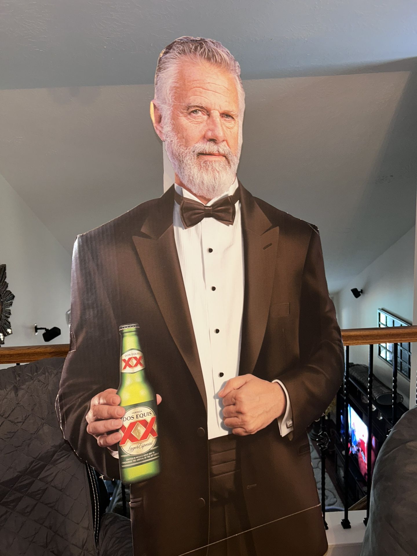 DOS EQUIS The Most Interesting Man In The World Cardboard Cutout