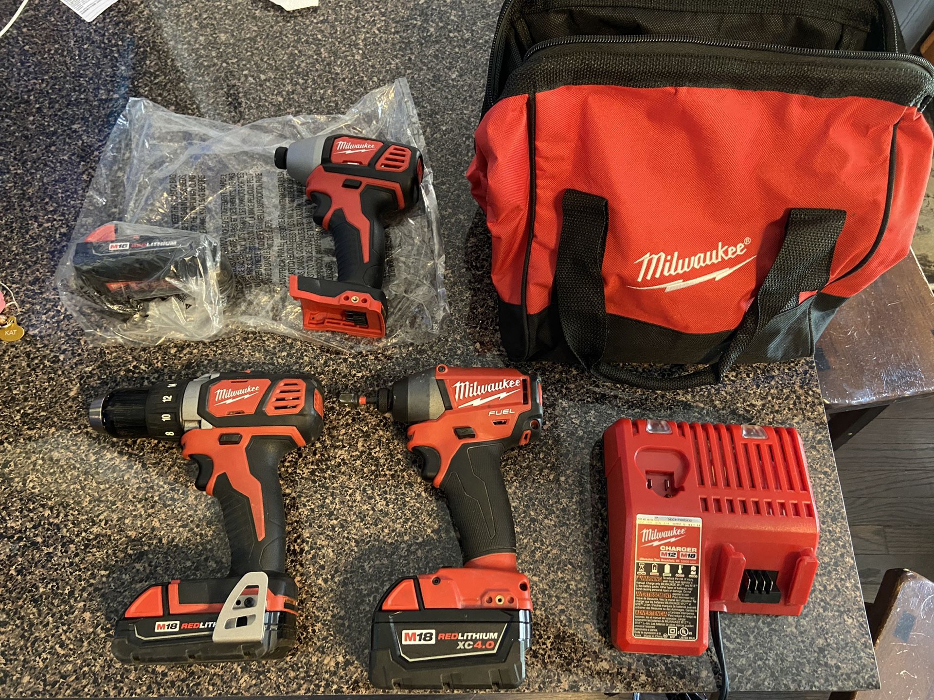 Milwaukee Drill/impact drill lot