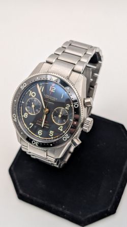 Longines 42mm Titanium Spirit Flyback Swiss Automatic Chronograph Watch / Column Wheel