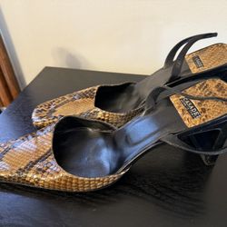 Casadei Snakeskin High Heels - Women's Size 8